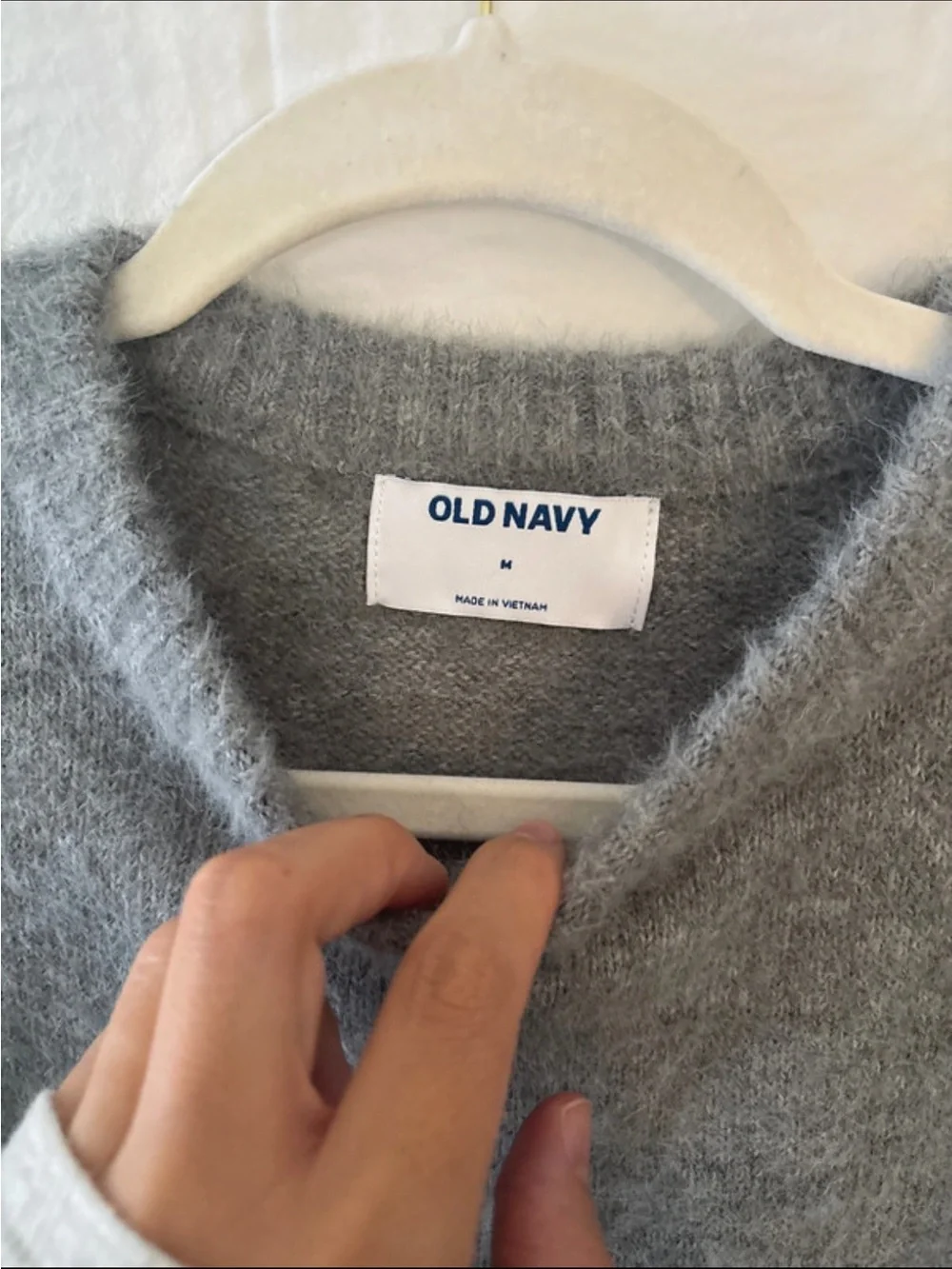 Old Navy Soft Heather Gray Crewneck Sweater